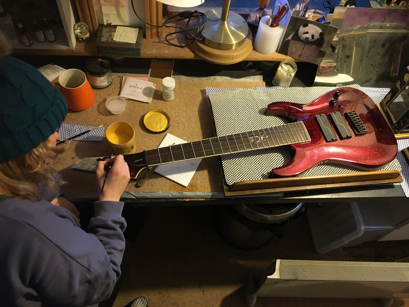Guitar repair example 1