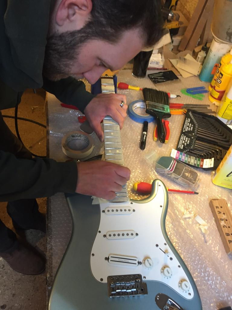Guitar repair example 2